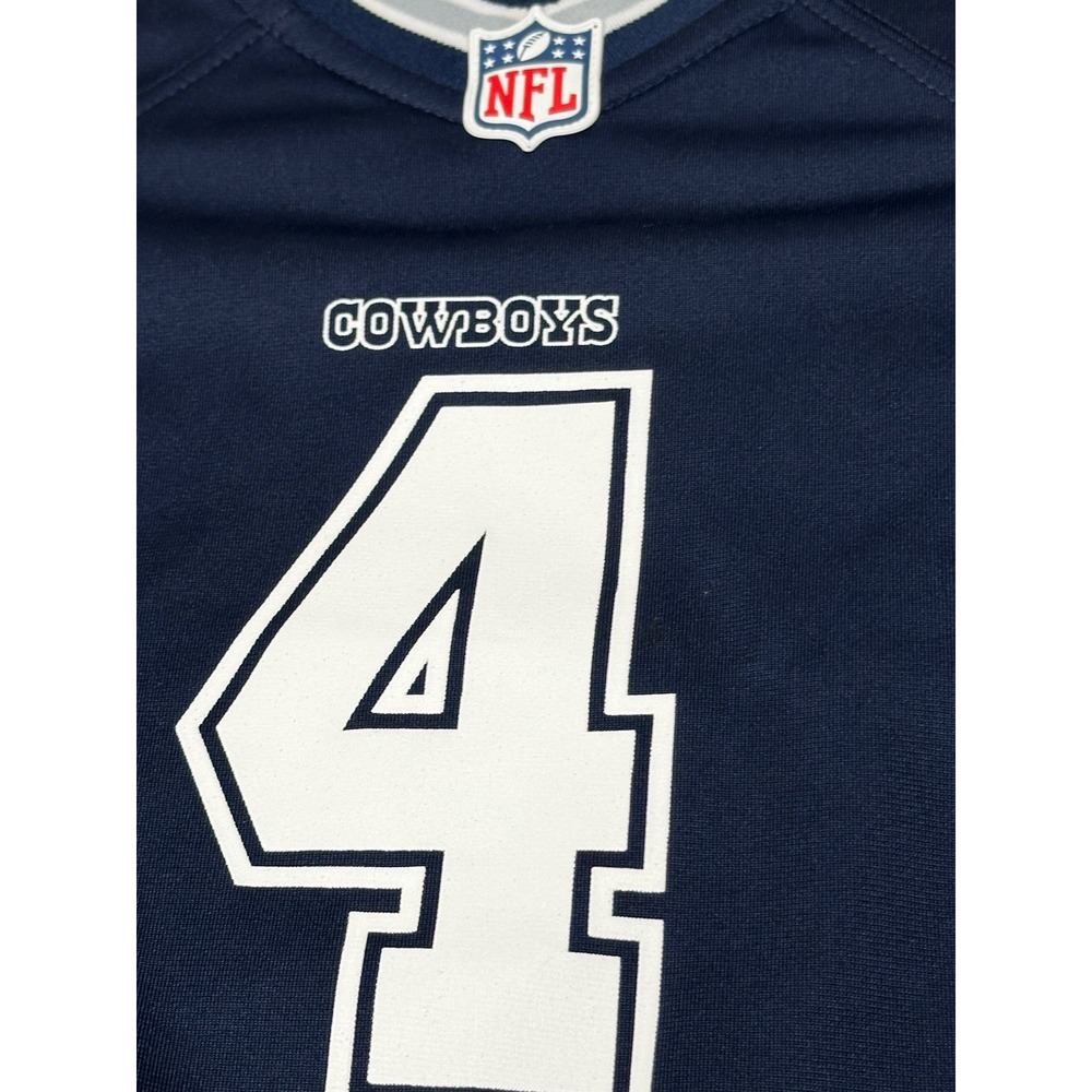 Nike Dallas Cowboys Dak Prescott 4 NFL Jersey Navy Blue Toddler 3T - Picture 5 of 9